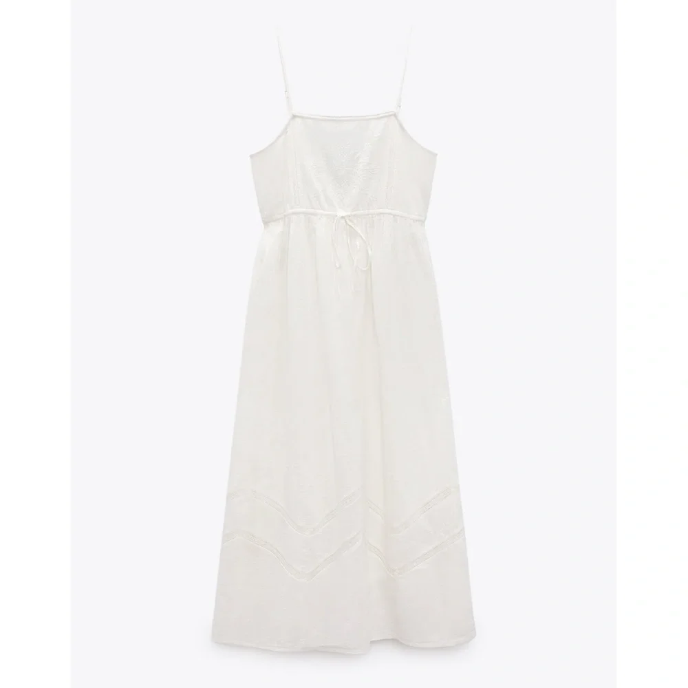 Zara White Midi Dress - Picture 5 of 8